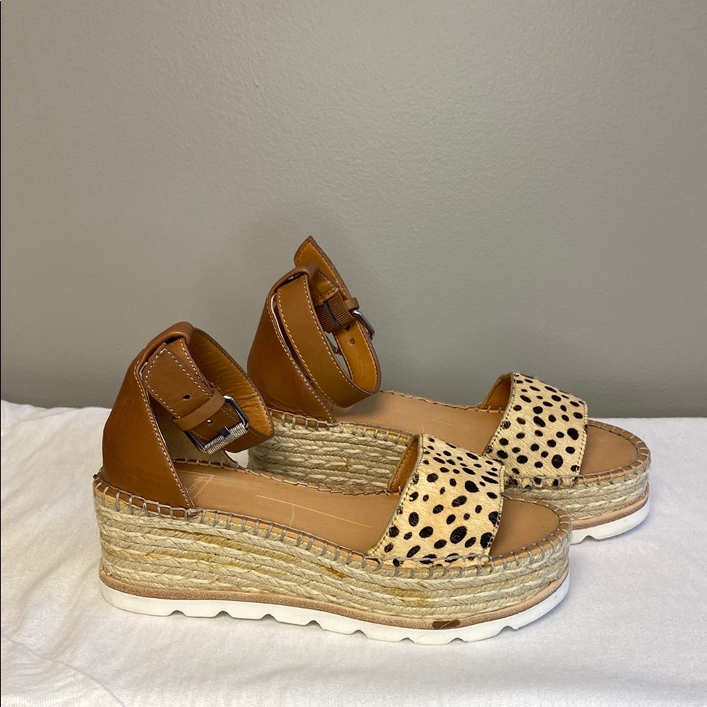 Dolce Vita Espadrilles in Brown and Black - Picture 4 of 6